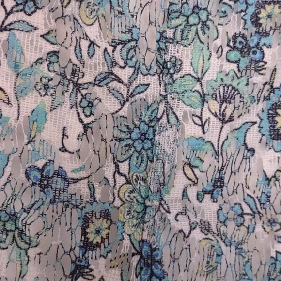 NY Collection Petite Floral Lace A Line Dress P XL - Picture 3 of 10